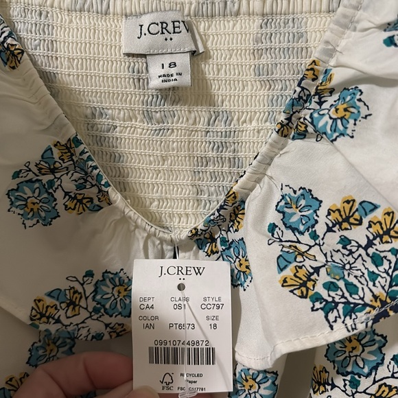 NWT J crew ruffle midi dress size 18 - Picture 5 of 9